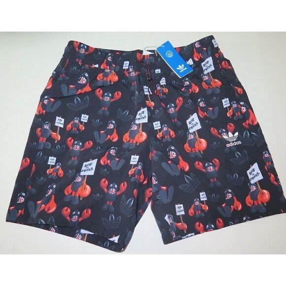 adidas HA4697 Men's Sz M Philip Colbert x Superstar "Save The Lobster" Shorts - Picture 1 of 7